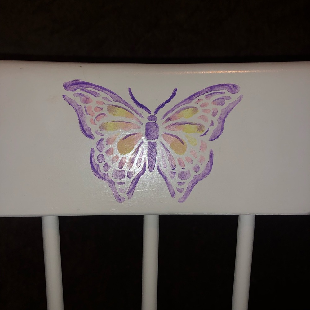 White Rocking Chair - Picture 2 of 2